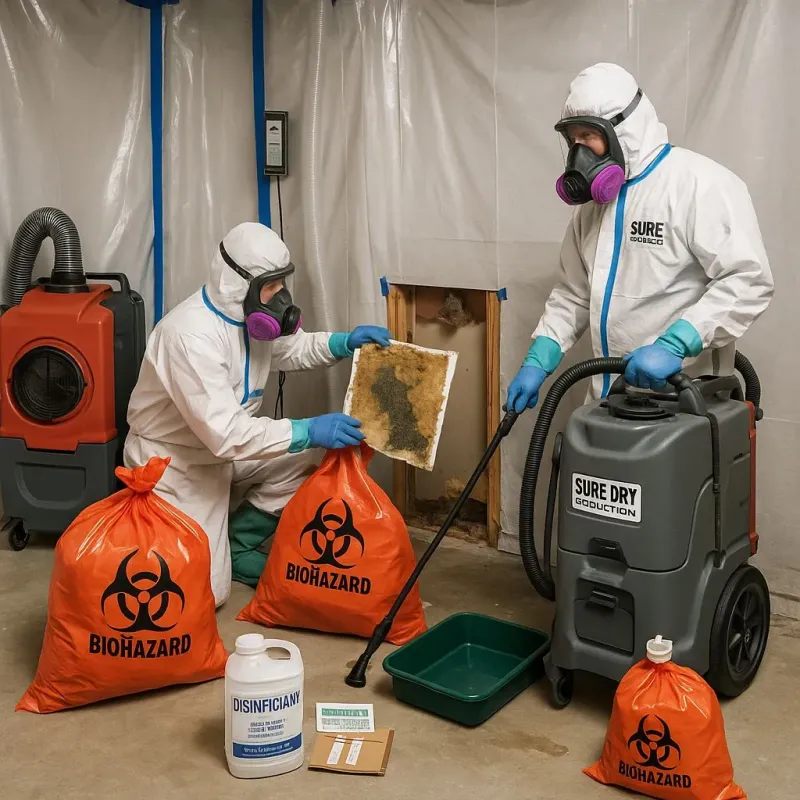 Contaminated Water Handling Protocols process in Peotone, IL